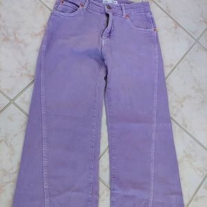 Girls size 11/12 lavender pants, Zara brand.